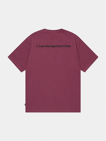 Футболка LMC OG Globe Tee Dark Pink