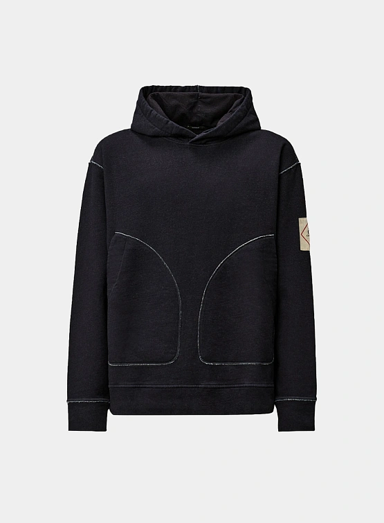 Худи C.P. Company Indigo Fleece Hooded Denim Norma