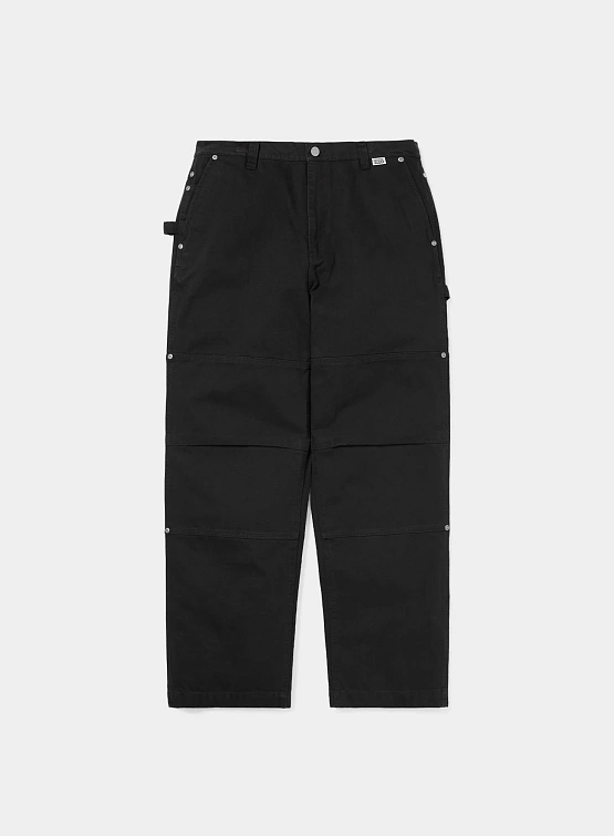 Брюки thisisneverthat Paneled Pant Black
