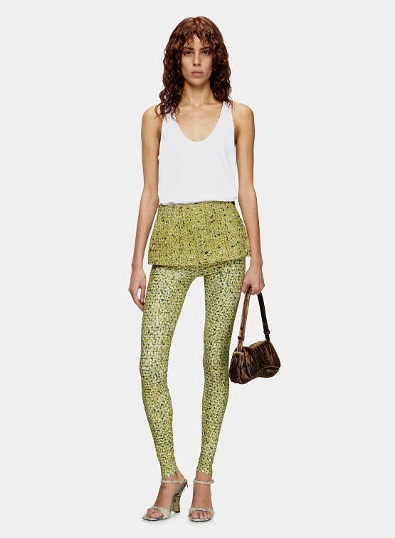 Сумка Diesel Play Clutch Hairy Leather Brown