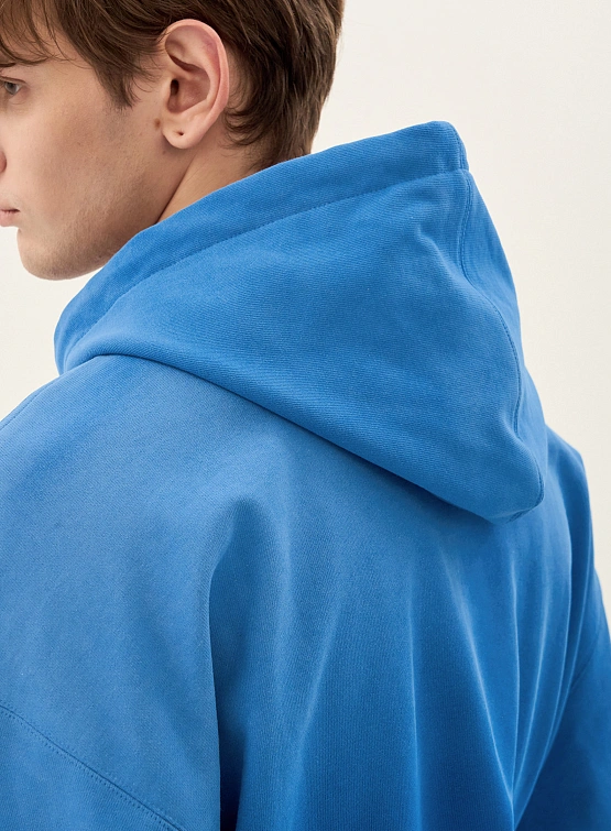 Худи System Studios Oversize Drawstring Hood Blue