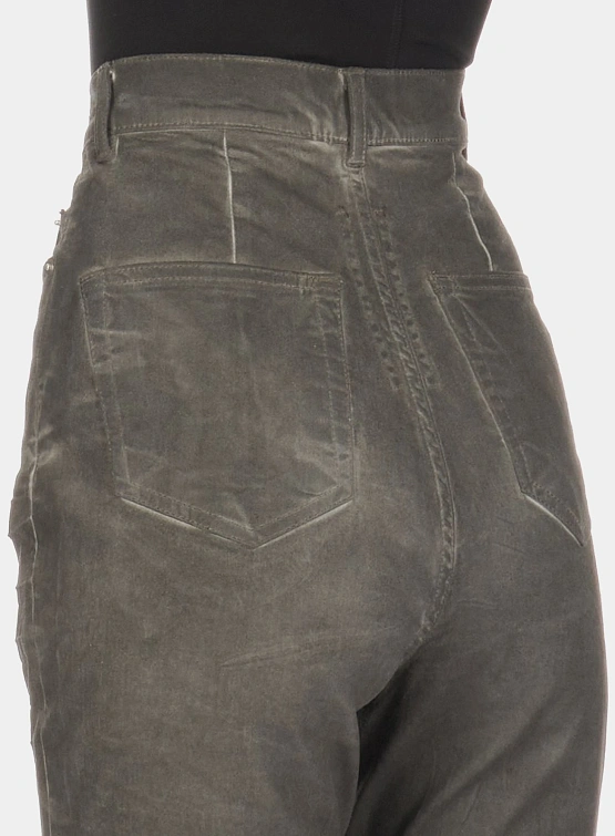 Женcкие джинсы RICK OWENS DRKSHDW Bolan Bootcut Dark Dust