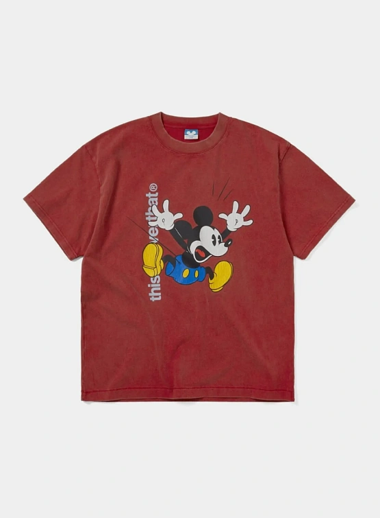 Футболка thisisneverthat x Disney TNT Mickey Two Sided Red
