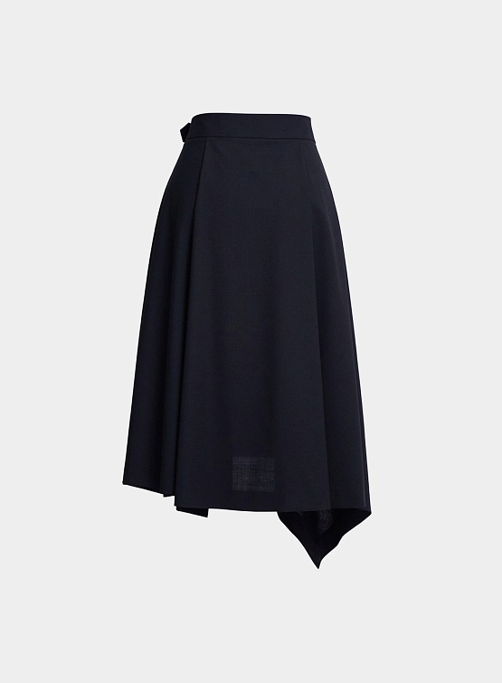 Женская юбка JUUN.J Wool Hemline Hull Skirt Black