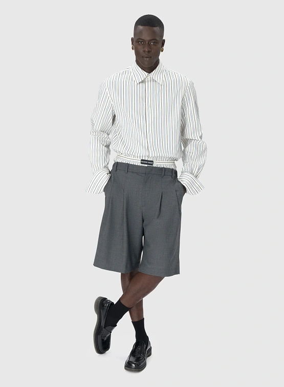 Шорты Marine Serre Regenerated Tailoring Grey