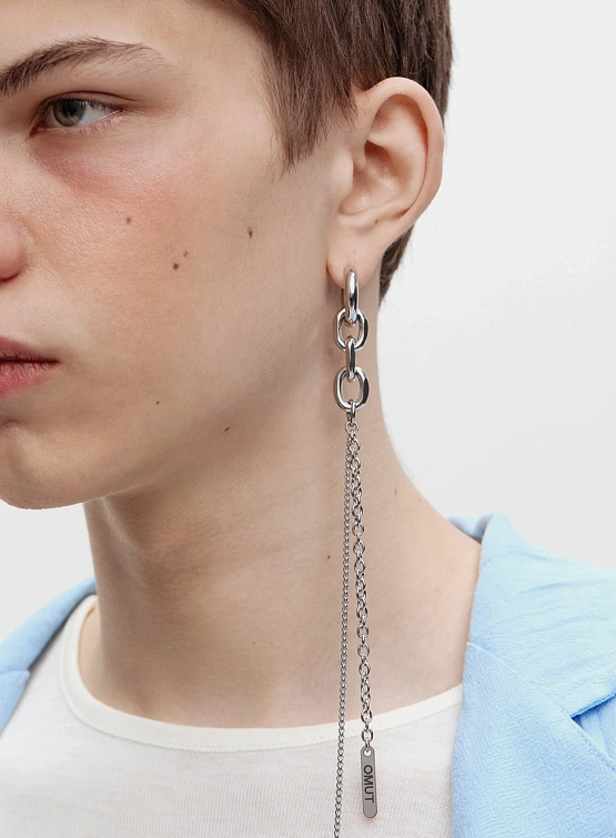 Удлиненная моносерьга OMUT Double Long