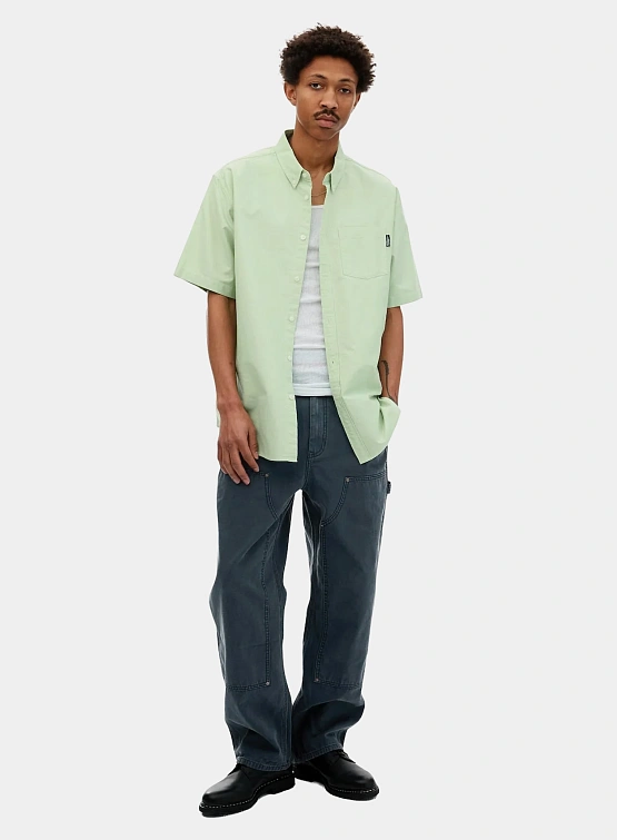 Рубашка thisisneverthat Oxford S/S Shirt Green