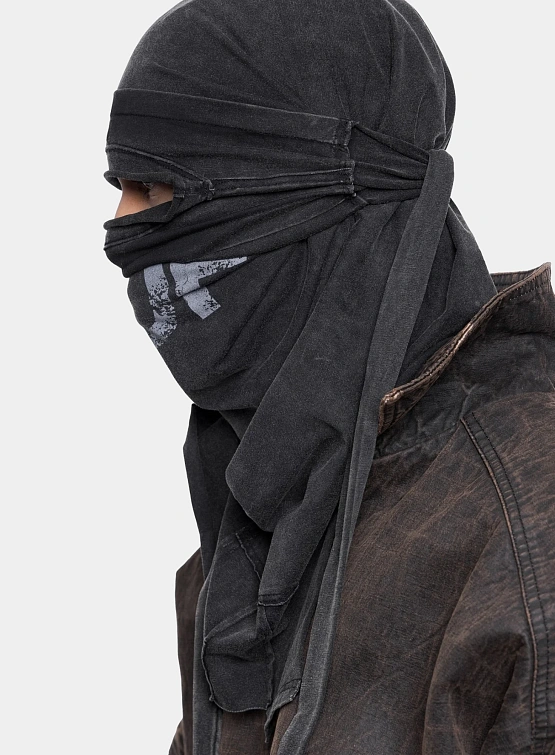 Балаклава ARNODEFRANCE Ninja 'ADF' Washed Black