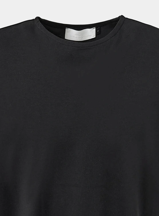 Футболка AMOMENTO Boat Neck T-Shirts Black