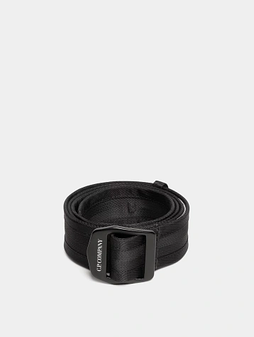 Ремень C.P. Company Herringbone Tape Printed Logo Black