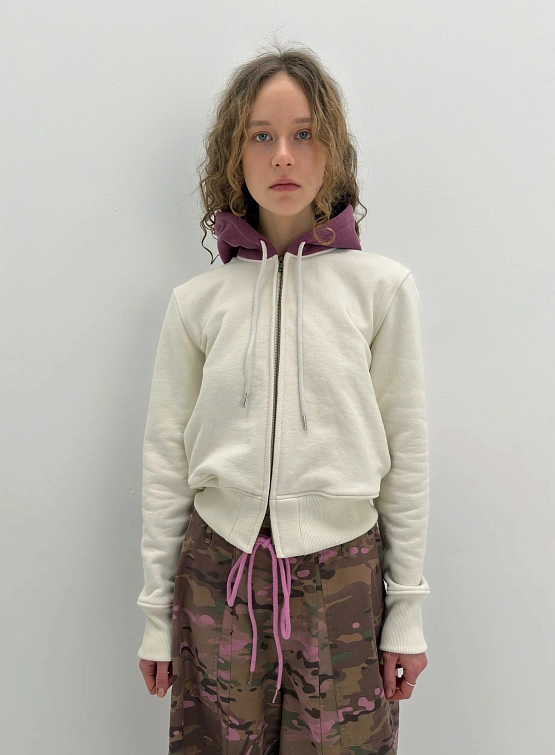 Зип-худи Siniy Vsadnik SNOW White/Red