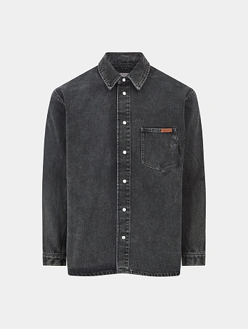 Рубашка Martine Rose Denim Overshirt Black Wash