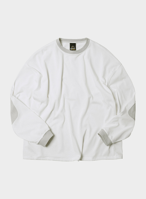 Лонгслив FrizmWORKS Patch Oversized Coloration Tee White
