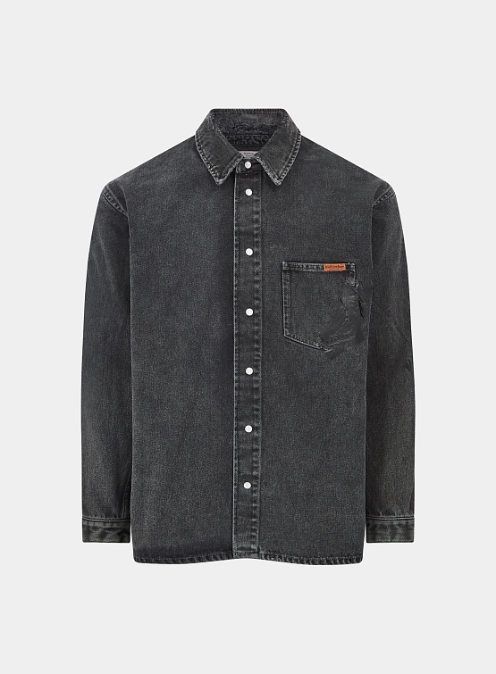 Рубашка Martine Rose Denim Overshirt Black Wash