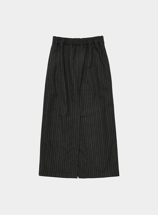 Женская юбка AMOMENTO Stripe Wool Garconne Skirt Stripe