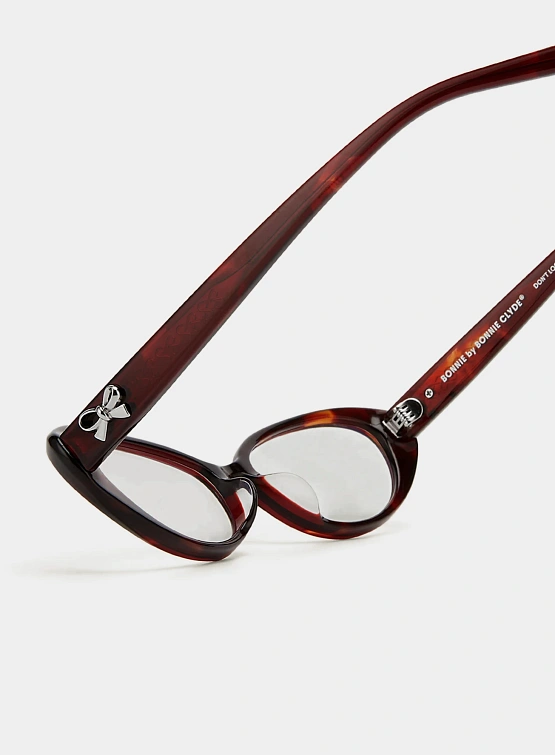 Очки Bonnie Clyde Blouse Red Tortoise & Clear Lens