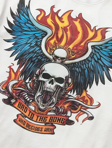 Футболка WHO DECIDES WAR Bad To Bone Cloud