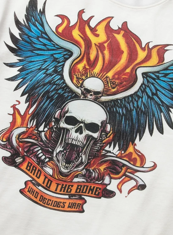 Футболка WHO DECIDES WAR Bad To Bone Cloud