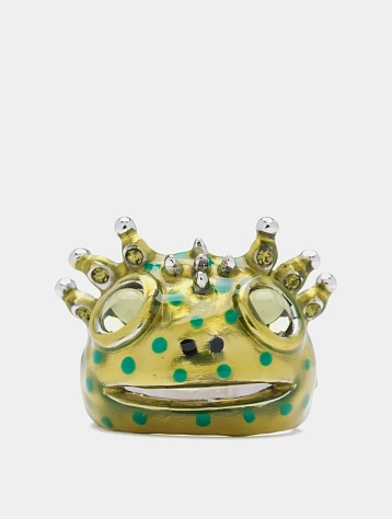 Кольцо Collina Strada Axoltl Lime Dots