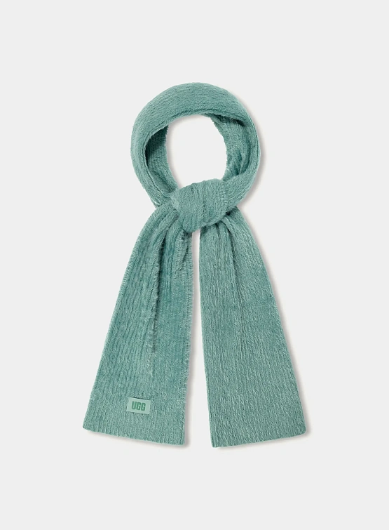 Шарф UGG Plait Plush Knit Scarf Aloe Vera