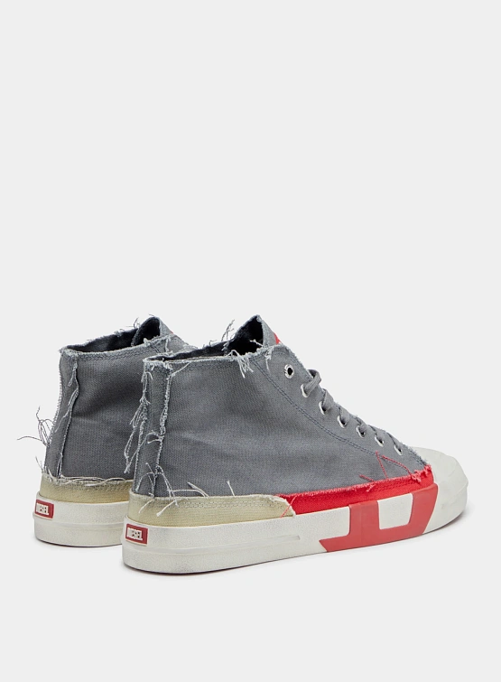 Кеды Diesel S-D-Verse Mid Grey/Red