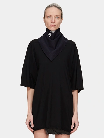 Шарф RICK OWENS DRKSHDW Cotton Printed Opera Black/Pearl