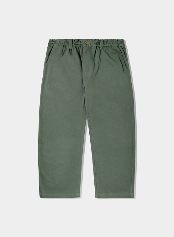 Брюки Butter Goods Wide Leg Pants Dark Sage