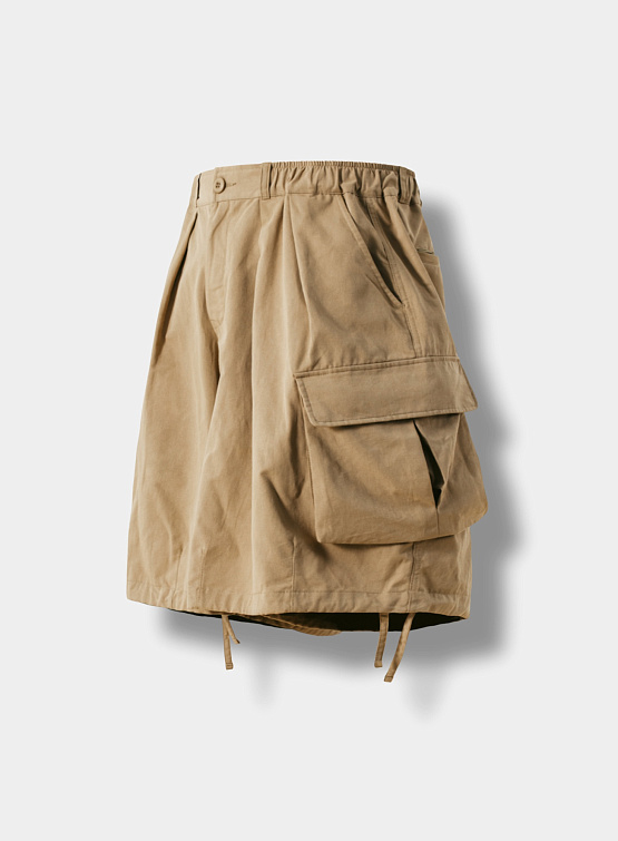 Шорты ANGLAN Oblique Cargo Half Pants Beige