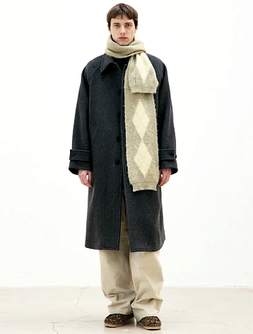 Пальто COOR Cashmere Balmacaan Dark Soil Grey