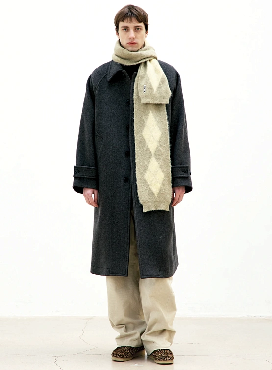 Пальто COOR Cashmere Balmacaan Dark Soil Grey