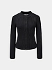 Женский кардиган AMOMENTO Ribbed Mock Neck Black