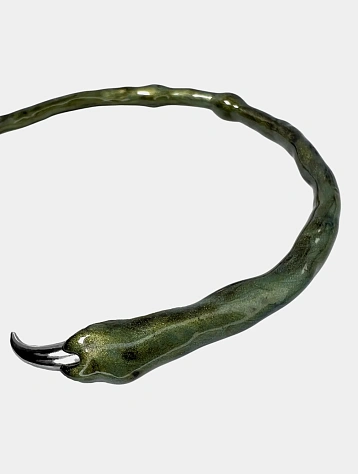 Чокер CASPER DIY With Spikes Green