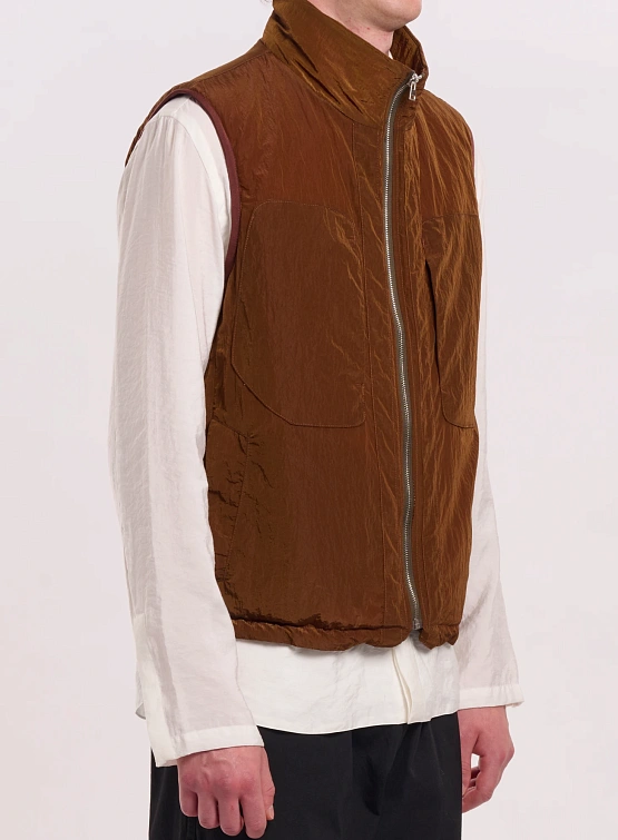 Жилет RANRA Treker Shiny Nylon Bronze Brown