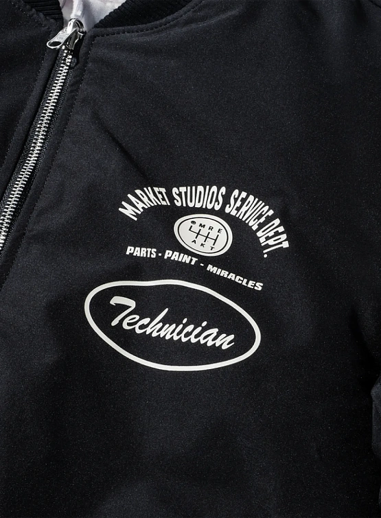 Бомбер MARKET HANDYMAN REVERSIBLE BOMBER Black