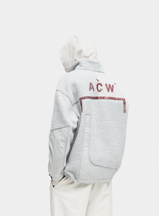 Толстовка A-COLD-WALL* Bonded Axis Fleece Light Grey