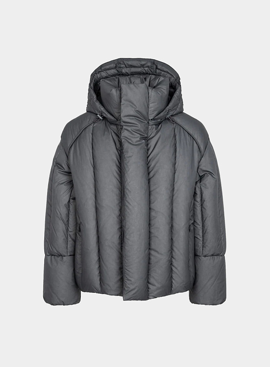 Пуховик JUUN.J Vertical Paneled Goose Down Grey