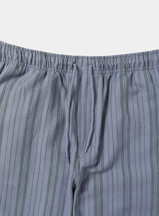 Брюки thisisneverthat Stripe Jacquard Pant Purple Grey