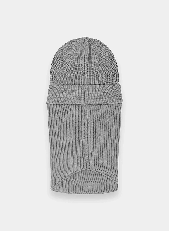 Балаклава C.P. Company Re-Wool Beanie Moon Melange