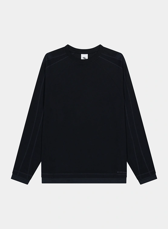 Лонгслив SAN SAN GEAR Mesh Paneled L/S Black