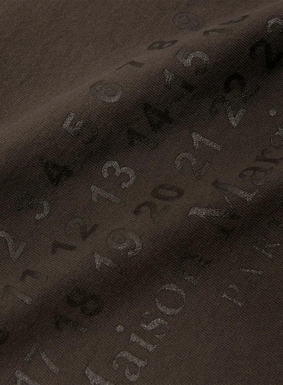 Лонгслив Maison Margiela Logo Brown