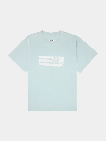 Футболка MM6 Maison Margiela Numeric Blue