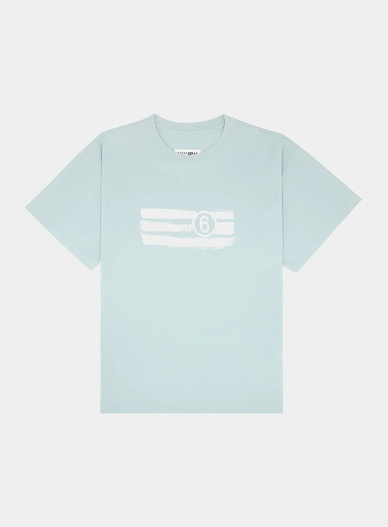 Футболка MM6 Maison Margiela Numeric Blue