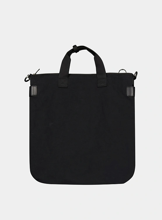 Сумка COOR Waxed Cotton Helmet Bag Black