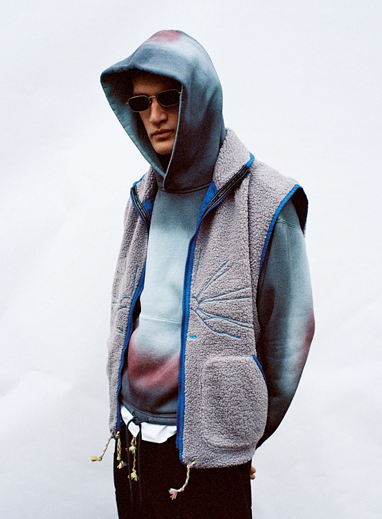 Жилет Jungles Jungles Fuzzy Vest Brown/Blue