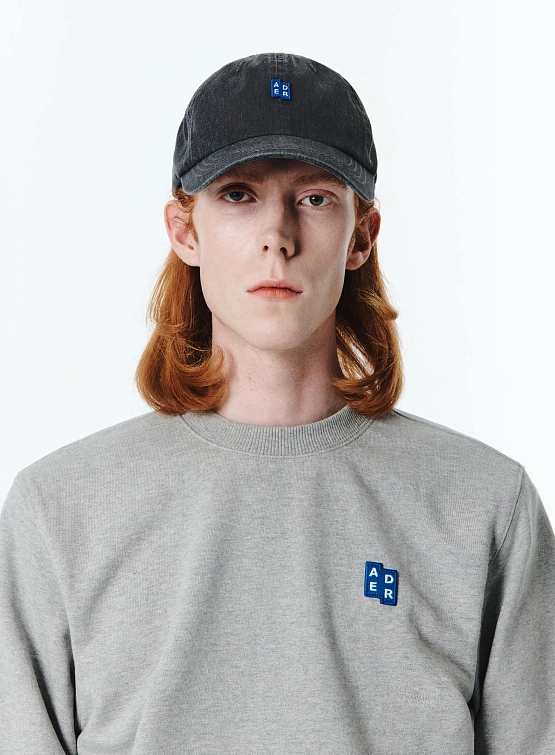 Кепка ADERERROR Sig; BL Tag Cap 01 Charcoal