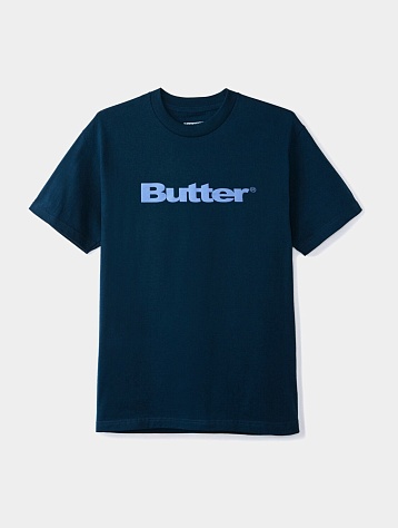Футболка Butter Goods Wordmark Puff Navy