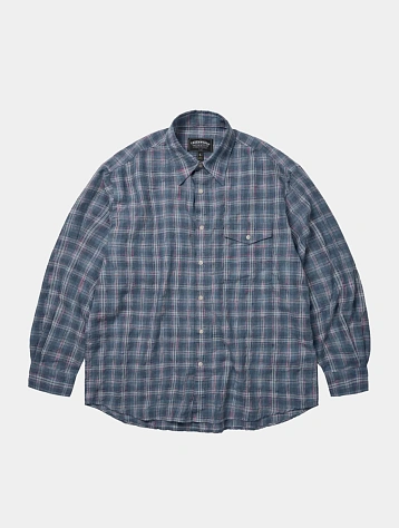 Рубашка FrizmWORKS Uneven Check Blue