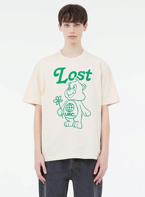 Футболка LMC Flower Bear Tee Cream