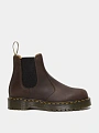 челси dr. martens 2976 bex crazy horse dark brown