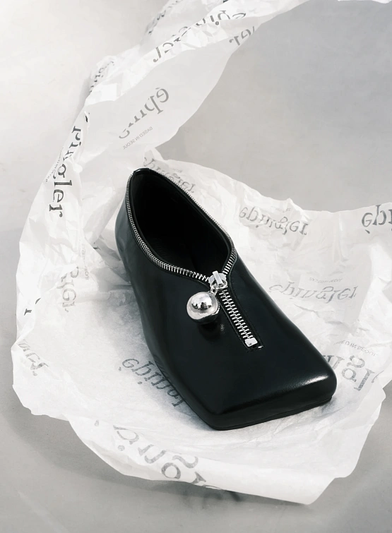 Женские туфли EPINGLER Silver Ball Toe Black